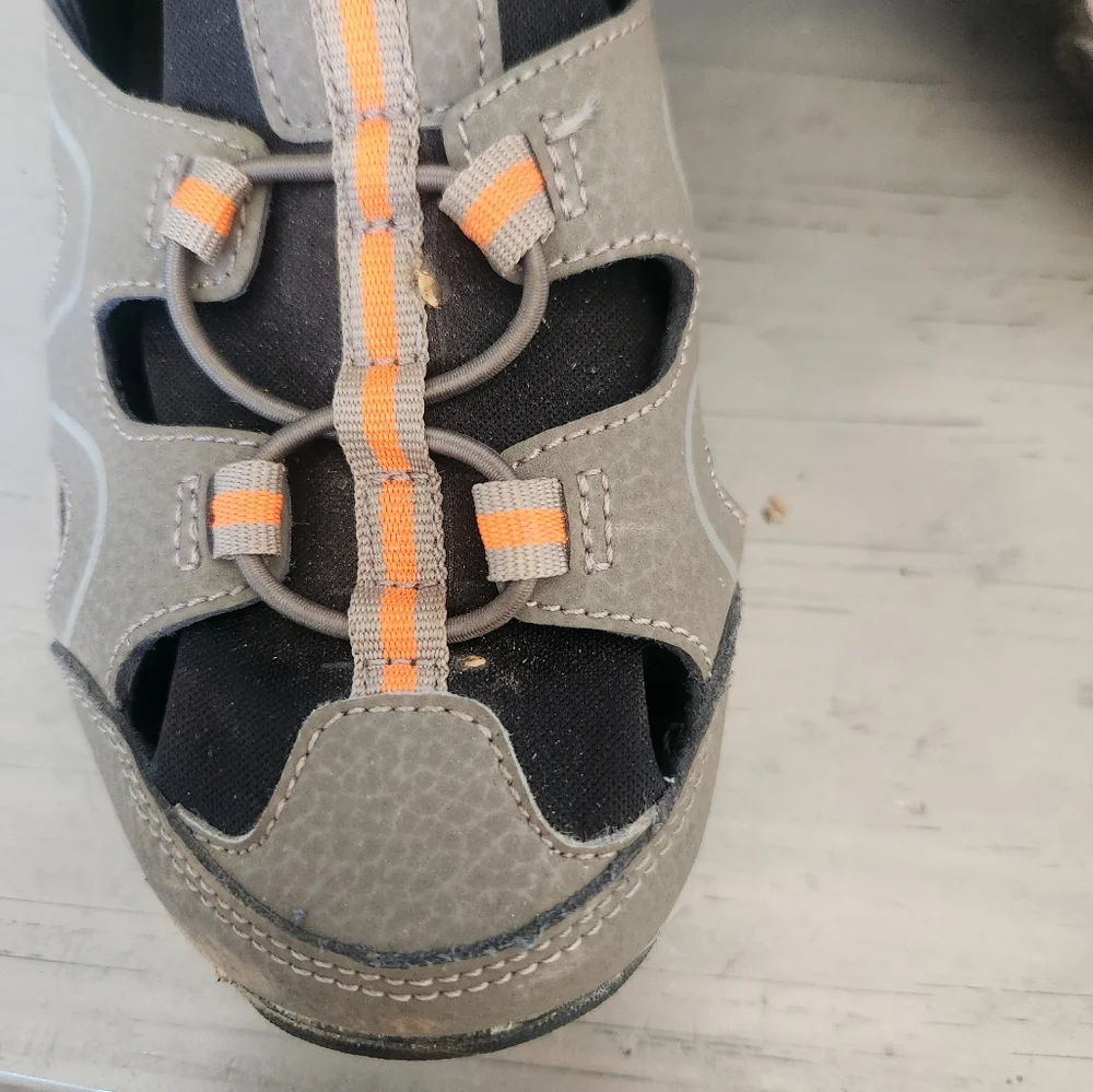 Merrell Kids' Brown and Orange Adventure Sandals